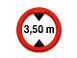 SKILT H�YDE 3,50 M