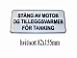 SKILT ST�NG AV MOTOR OG TILLEGGSVARMER..