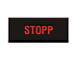 SKILT "STOPP" (FOR BELYSNING)