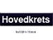 SKILT "HOVEDKRETS" HVIT