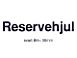 SKILT "RESERVEHJUL" SORT SKILT "RESERVEHJUL" SORT