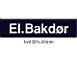SKILT "EL.BAKD�R" HVIT