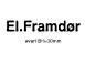 SKILT "EL.FORD�R" SORT