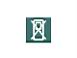 SYMBOL D�RAUTOM. UTKOBLET (Gr�nn)