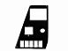 BRYTERPLATE H�NDBREMSE INSTR.BORD V