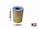 HYLSE DISTANSE ST�L M10 L35mm �25mm
